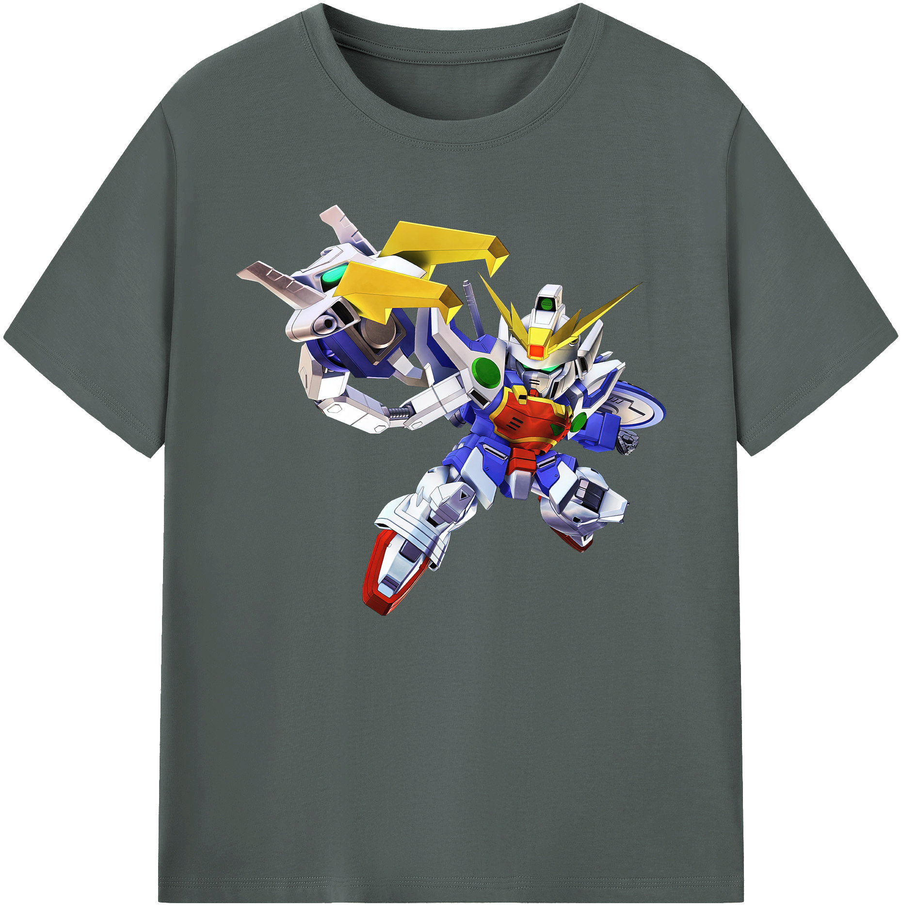 （画像用） 機動戦士ガンダム Mobile Suit Gundam 綿100％ メンズ半袖Tシャツ｜肌触りやわらか＆通気性